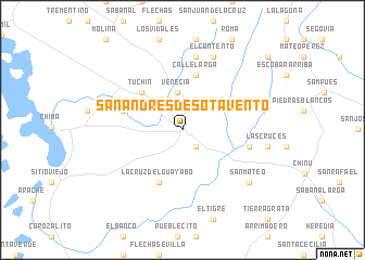 map of San Andres de Sotavento