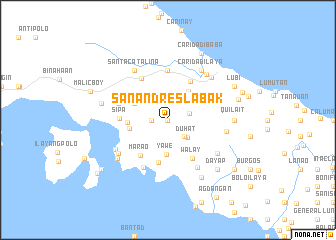 map of San Andres Labak