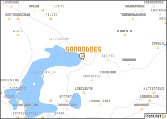 map of San Andrés