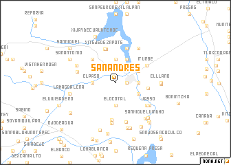 map of San Andrés