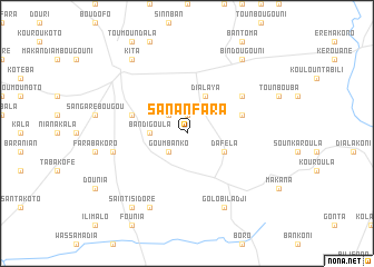 map of Sananfara