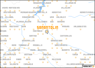 map of San Antolín