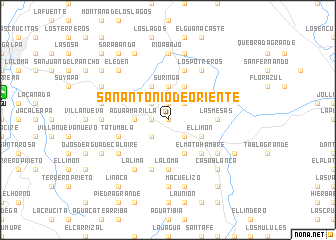 San Antonio De Oriente Honduras Map Nona Net