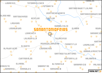 map of San Antonio Frías
