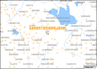 map of San Antonio Pajonal