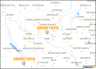 map of San Antonio