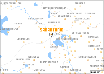 map of San Antonio