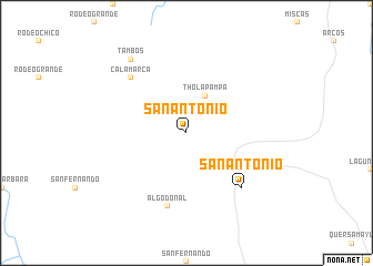 map of San Antonio