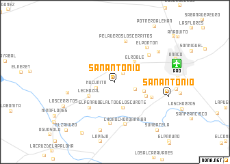 map of San Antonio