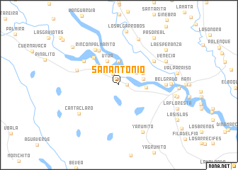 map of San Antonio