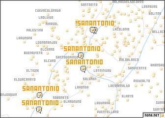 map of San Antonio