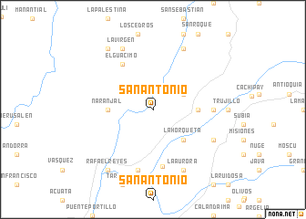 map of San Antonio