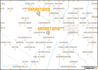 map of San Antonio