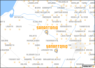 map of San Antonio