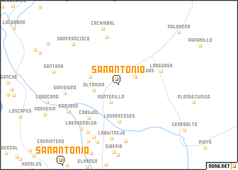 map of San Antonio