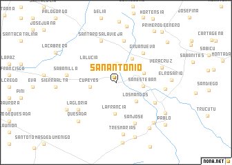 map of San Antonio