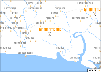 map of San Antonio