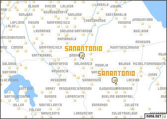 map of San Antonio