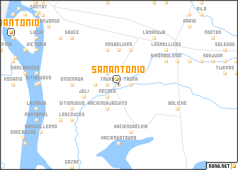 map of San Antonio