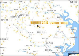 map of San Antonio