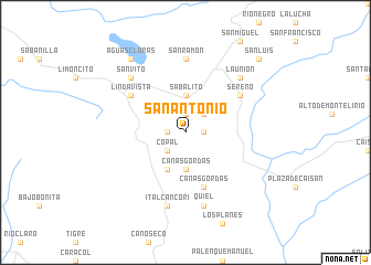 map of San Antonio