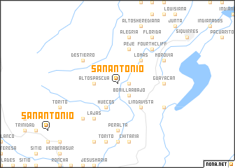 map of San Antonio