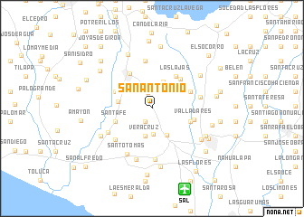 map of San Antonio