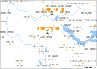 map of San Antonio