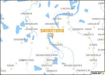 map of San Antonio