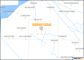 map of San Antonio