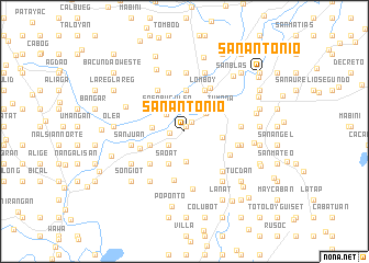 map of San Antonio