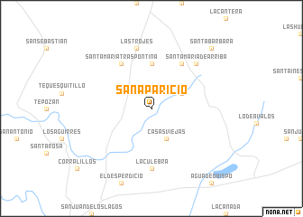 map of San Aparicio