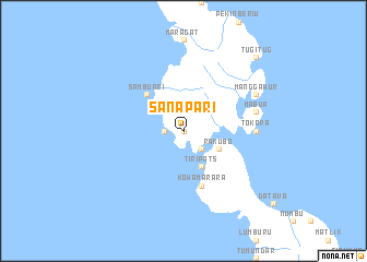 map of Sanapari