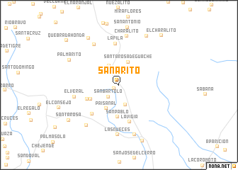 map of Sanarito