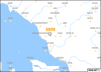 map of Sana