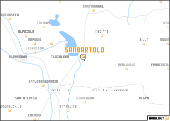 map of San Bartolo