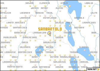 map of San Bartolo