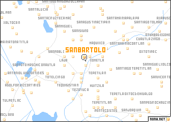 map of San Bartolo