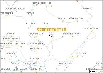 map of San Benedetto