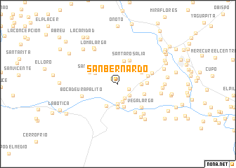 map of San Bernardo