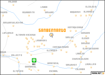 map of San Bernardo