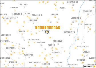 map of San Bernardo