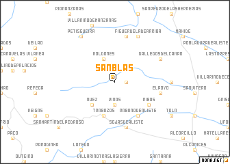 map of San Blas