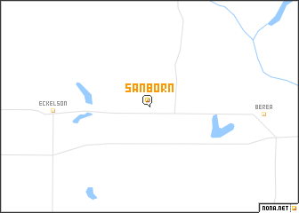 map of Sanborn