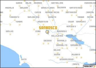 map of San Bosco