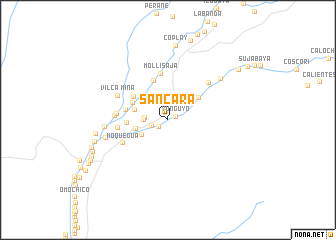map of San Cara