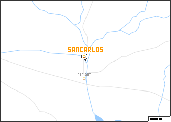 map of San Carlos