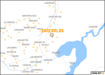 map of San Carlos