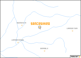 map of San Casimiro
