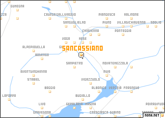 map of San Cassiano